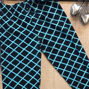 Always Black and Green Leggings.  One Size